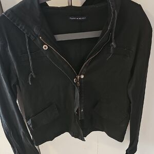 Brandy Melville Black Utility Jacket
